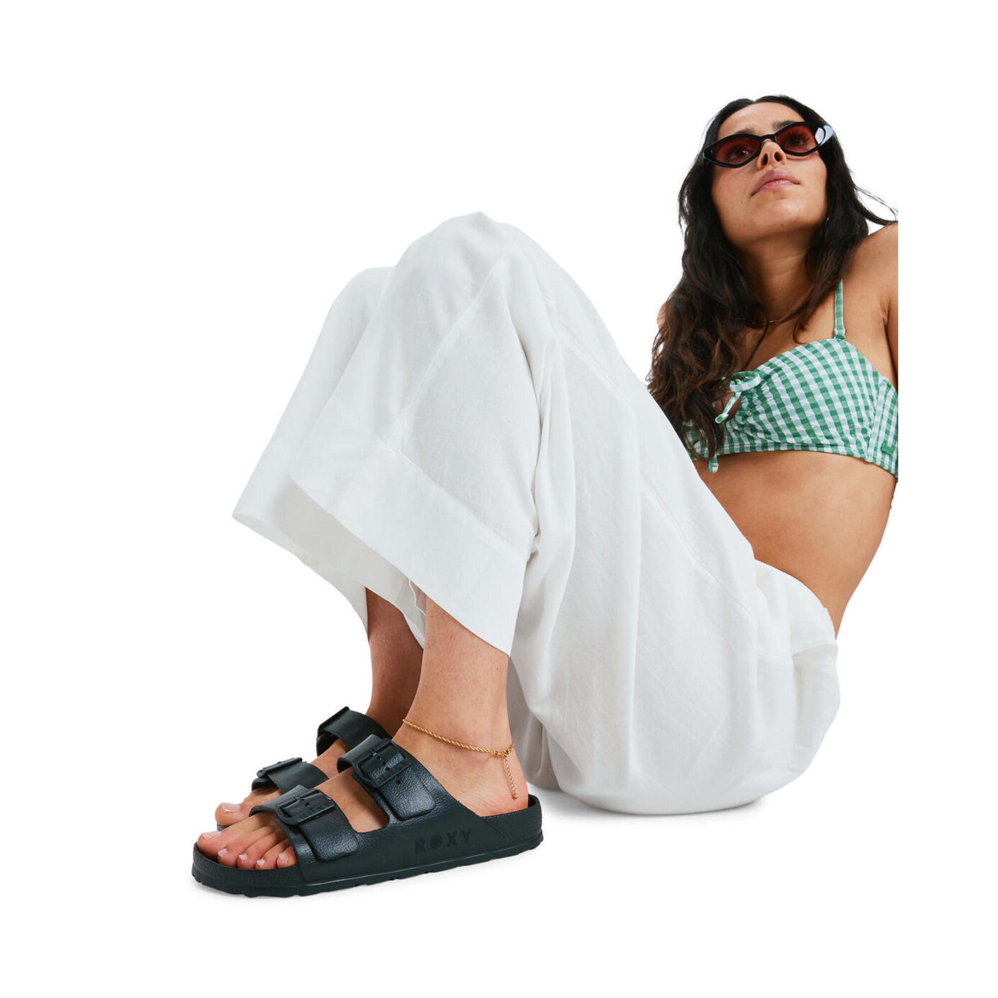 Roxy - Sandales Kattie Noir Femme - Sandales - Noir - 38 - Decathlon