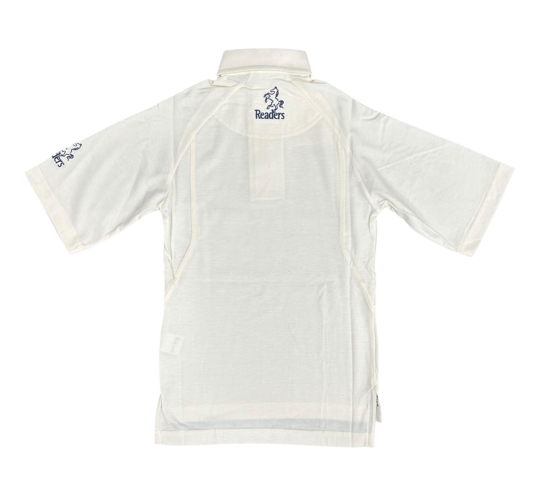 Readers Kid's Cricket Polo Shirt Cricket Whites Short Sleeve 3/3