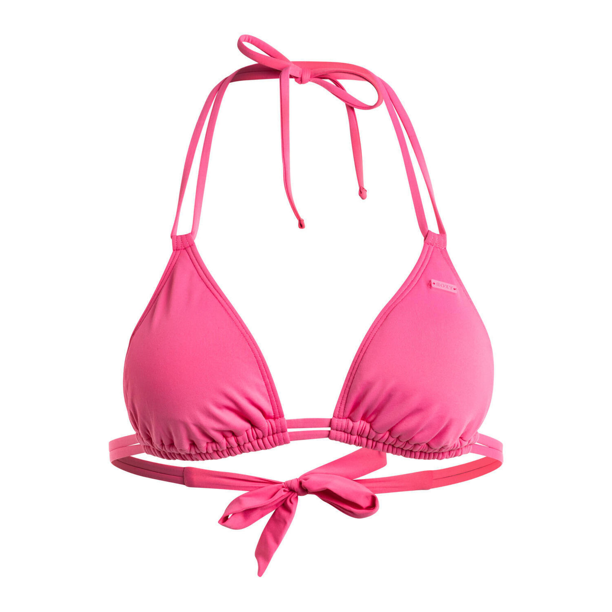 Roxy - Haut De Bikini Tiki Tri Beach Classics Rose Femme - Haut De Maillot De Bain (bikini) - Rose - 36 Xs - Decathlon