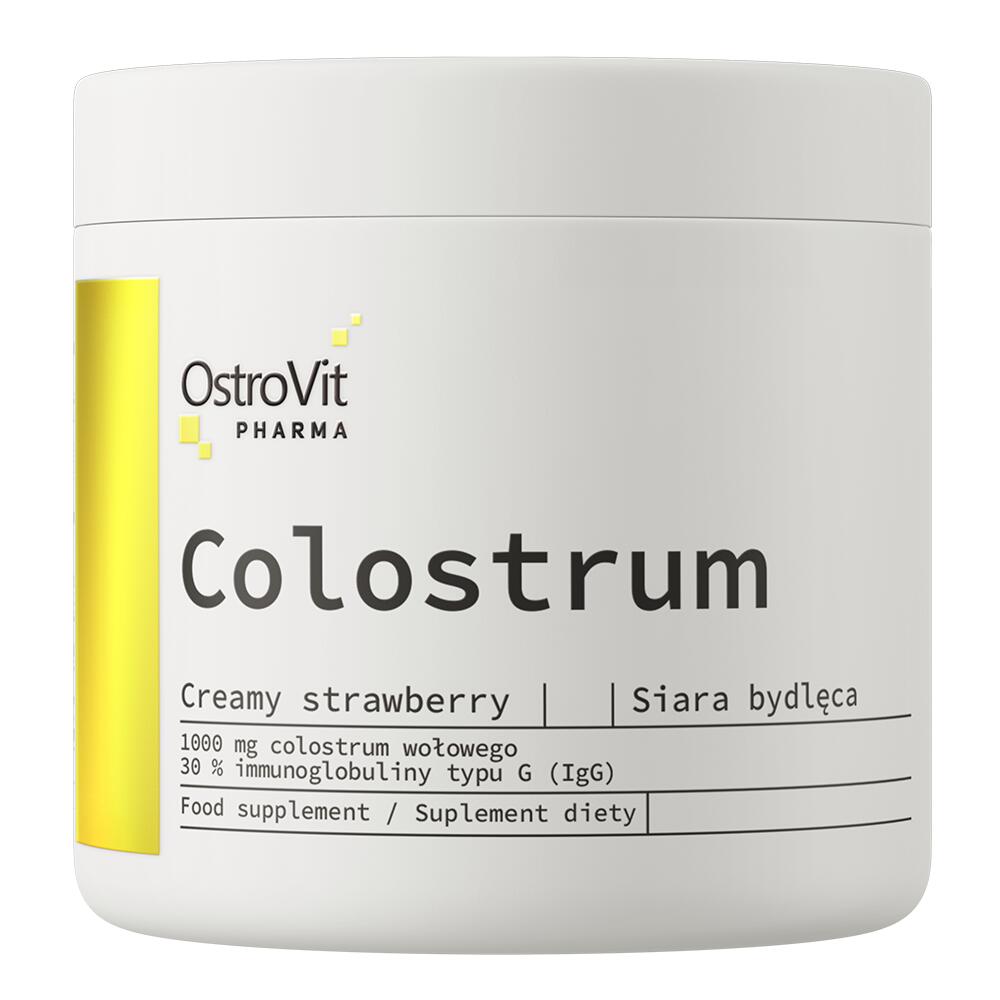 OstroVit Pharma Beef Colostrum 100g Creamy Strawberry
