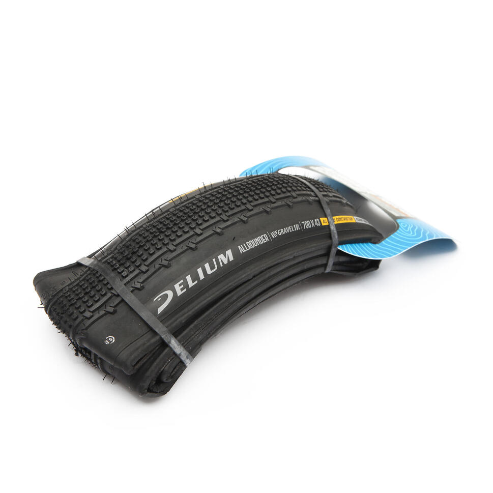 Opona DELI SA-317 700x43C Allrounder Czarna Zwijana