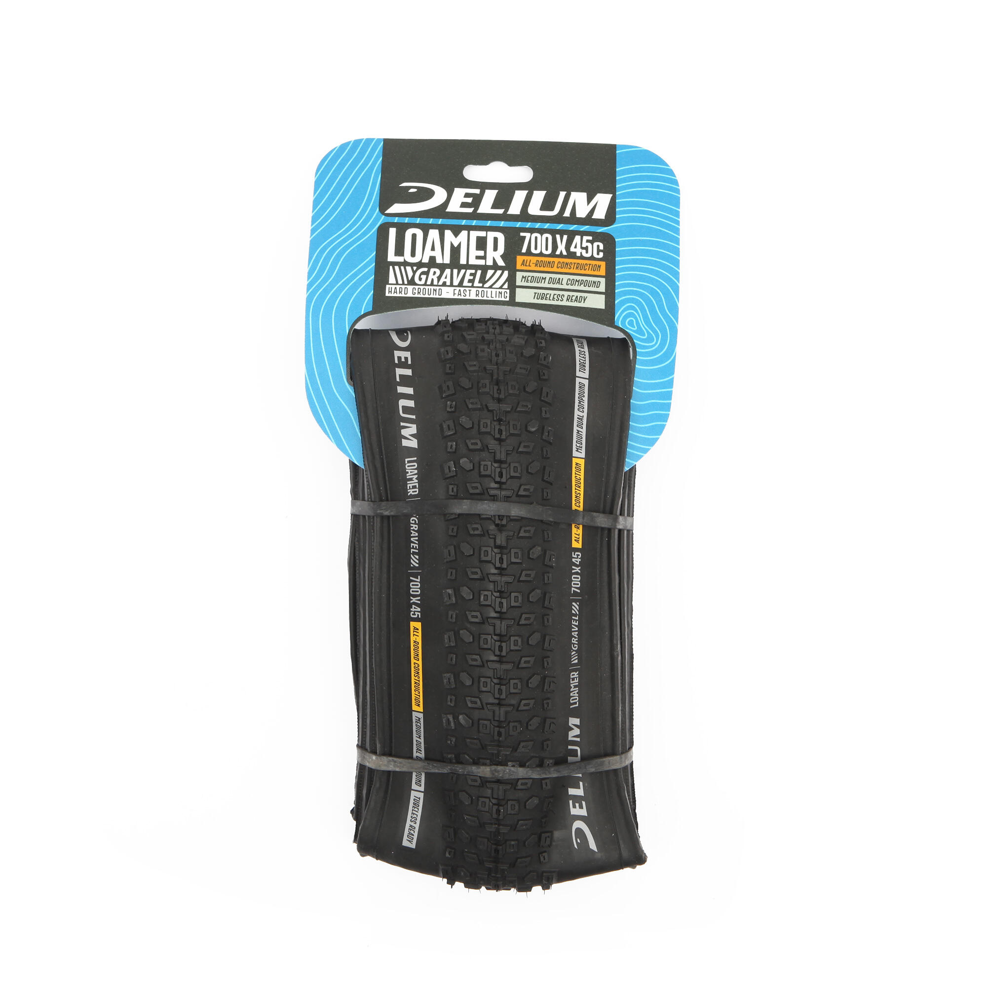 DELI TIRE Copertone bici Deli SA-316 700x45C nero pieghevole