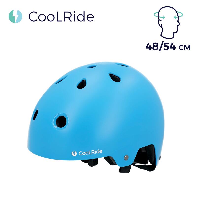 Casque vélo enfant 48-54 cm Multisport Bleu