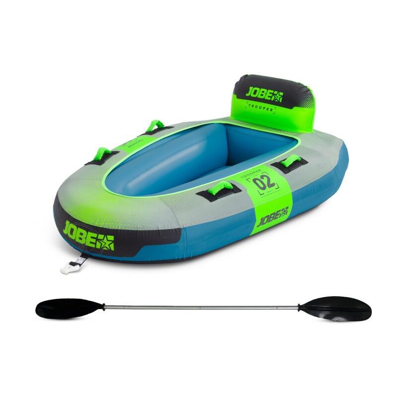 Boia pesca em barco inflável inclui remo trooper towable 1p