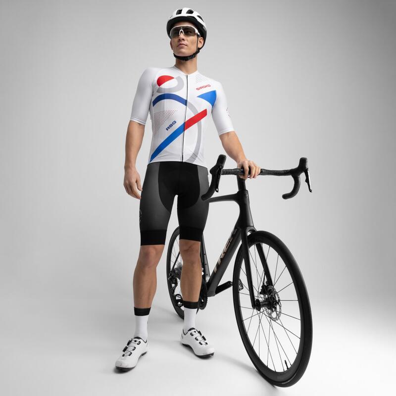 Pánský cyklistický dres Real Sporting de Gijón x Siroko s krátkým rukávem