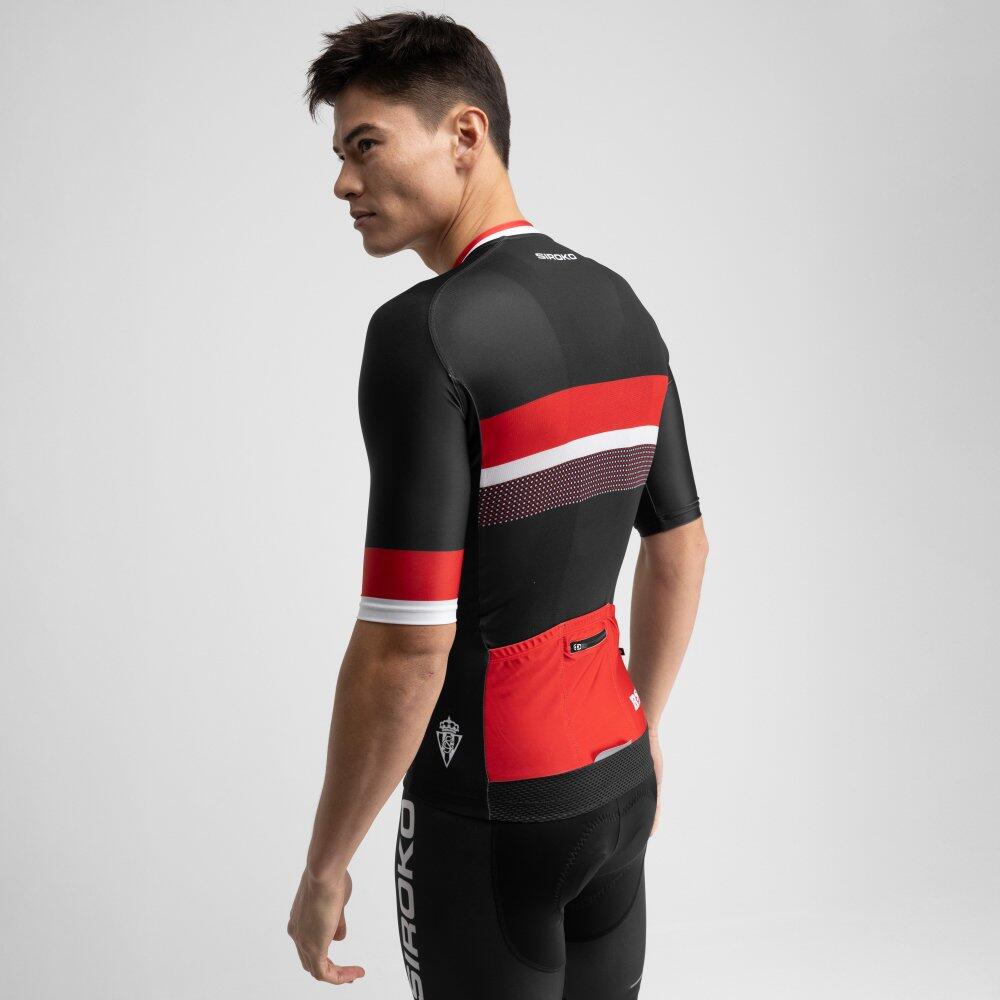 Camisola de ciclismo de manga curta para homem Real Sporting de Gijón x Siroko 6/7