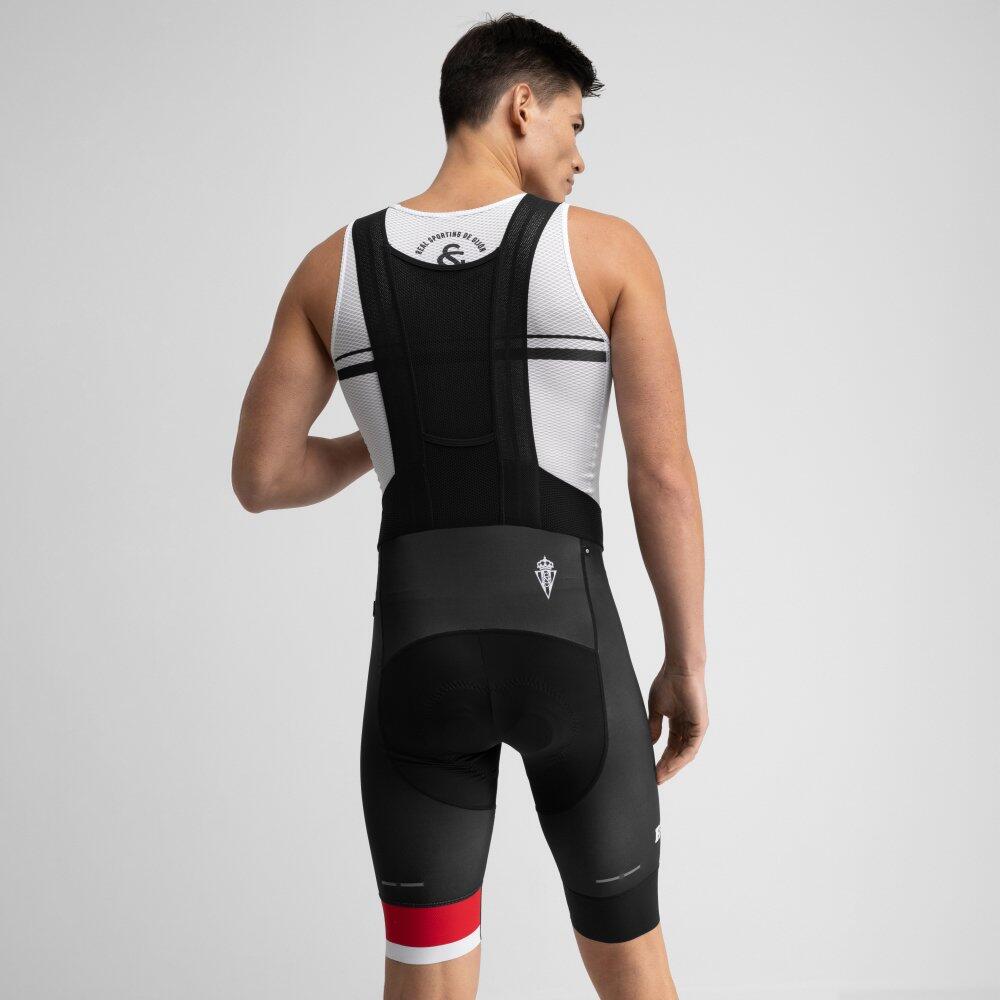 Herren Radsport kurze real sporting de gijón x siroko fahrradträgerhose für S 6/7