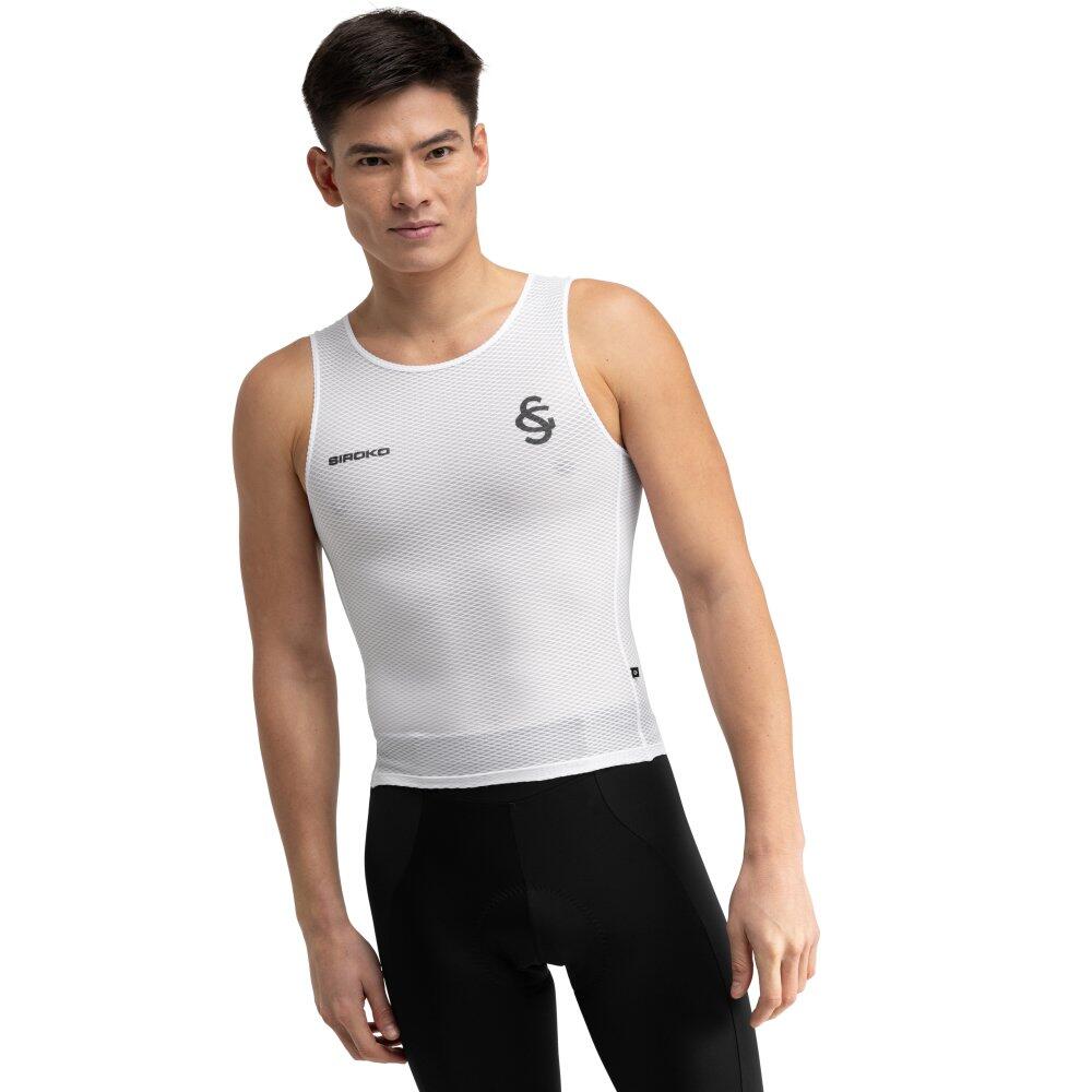 Siroko - Sous-maillot Vélo Homme Real Sporting De Gijón X Siroko Cyclisme Sc Bl Mareona - Sous Vêtement Haut - Blanc - S/m - Decathlon