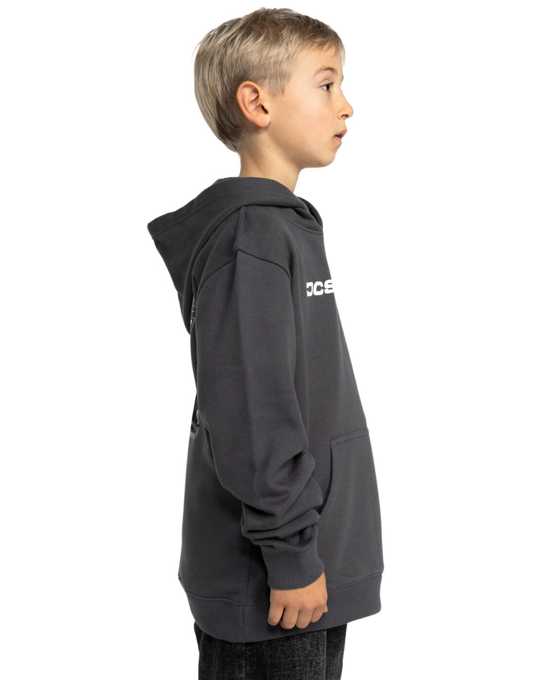 Sweat à capuche WHEREABOUTS Noir Garçon 3/4