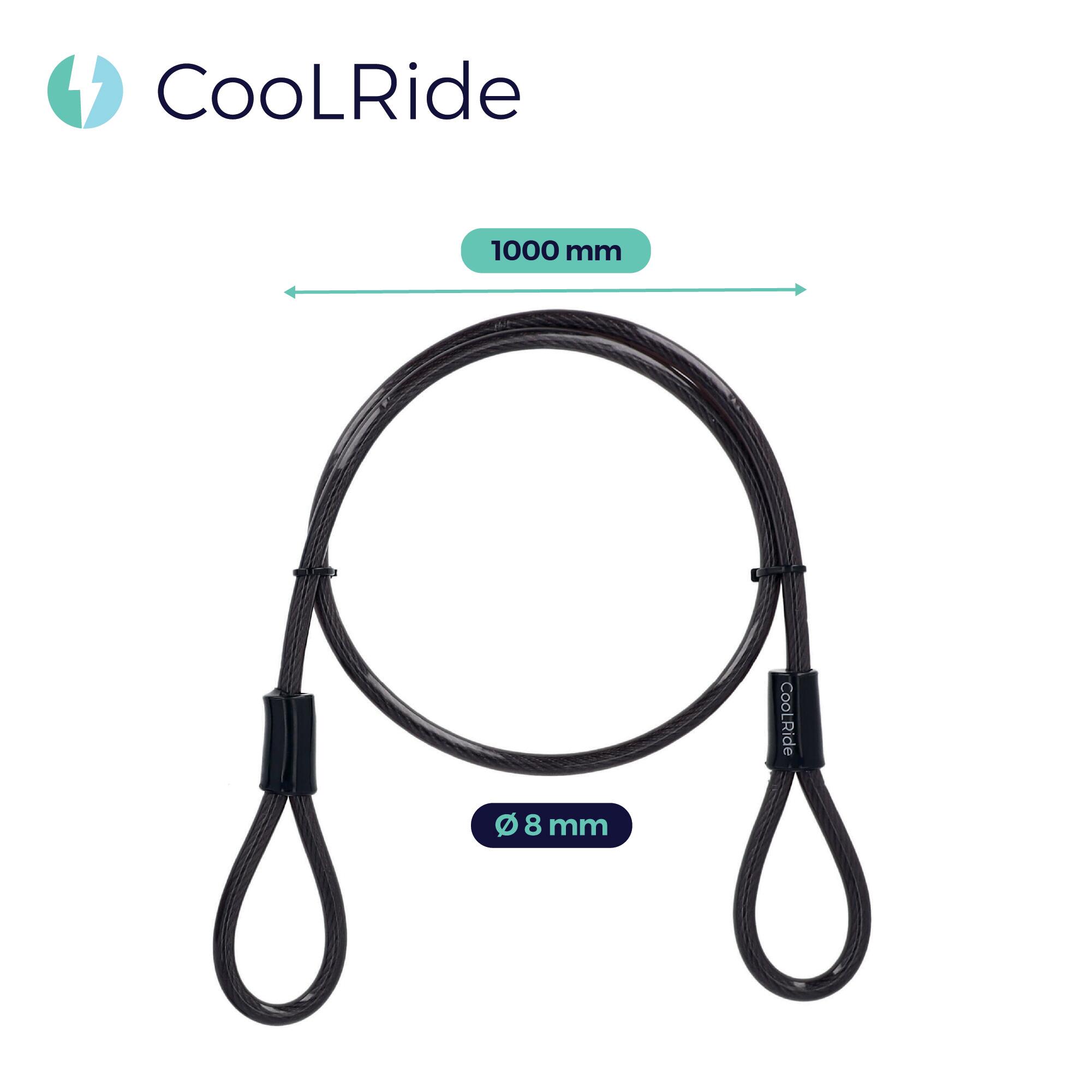 Antidiefstalapparaat u + kabel CoolRide Ø 8 x 1m 7/7