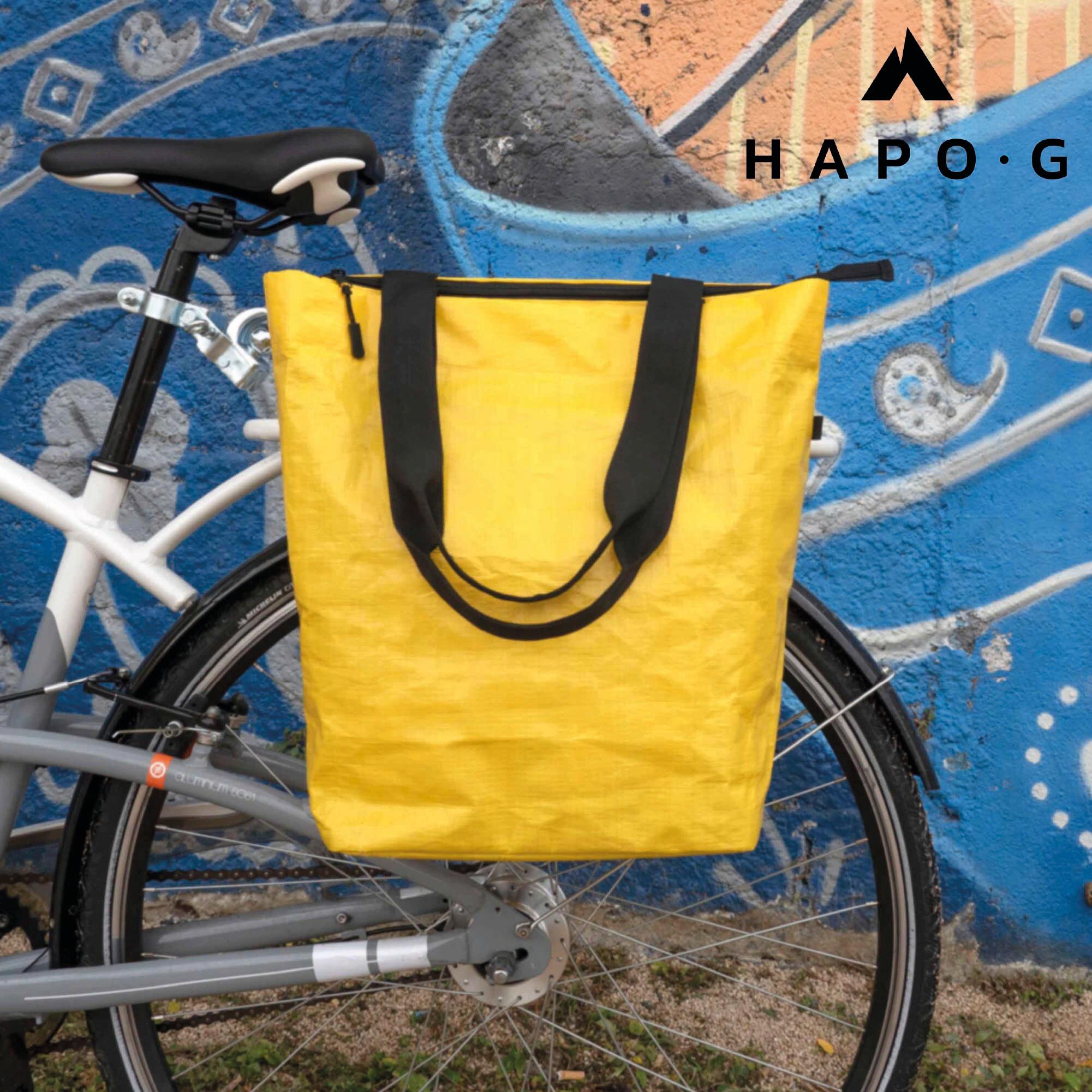 Achtertas Hapo-G - bevestiging op bagagedrager - gerecycled materiaal 7/7