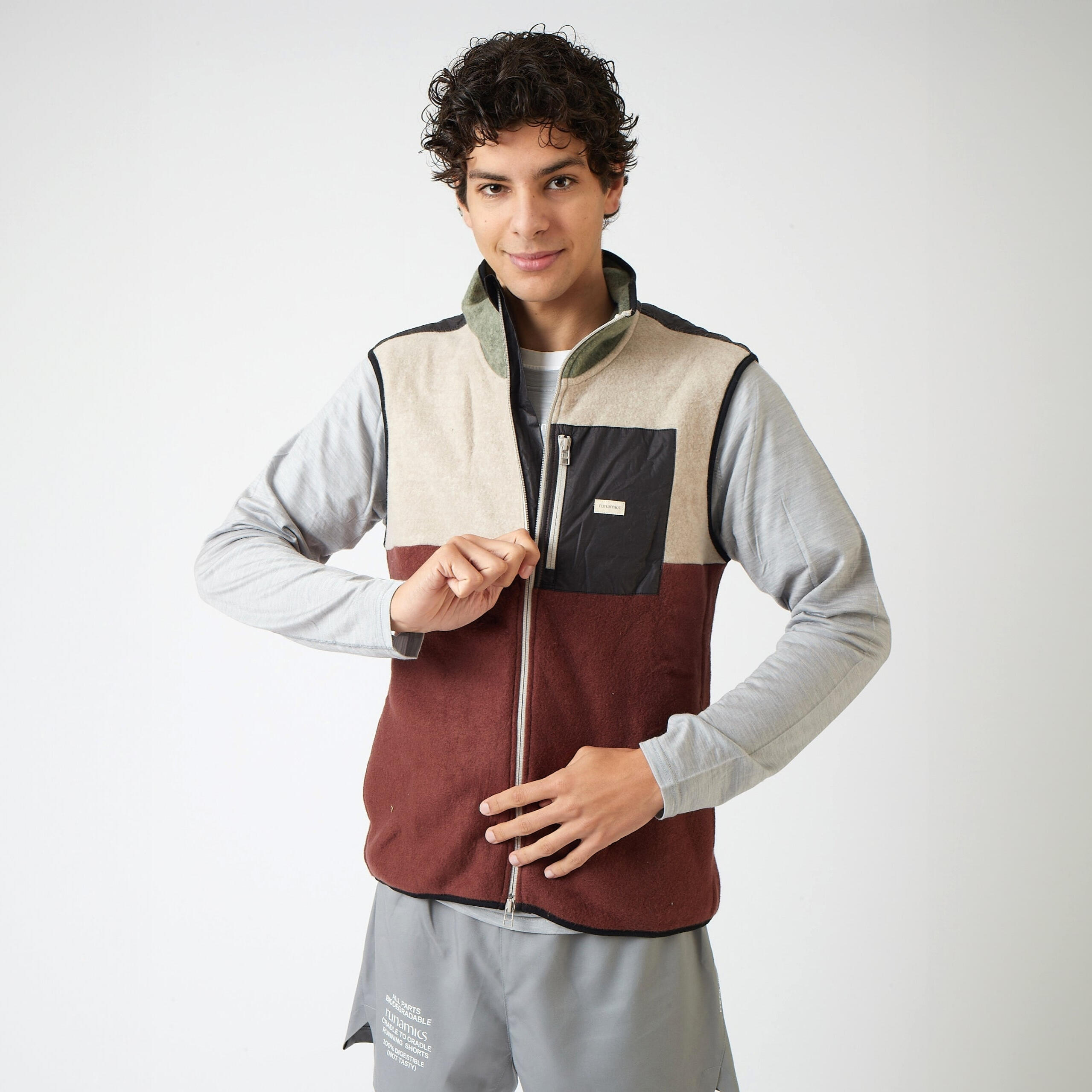 RUNAMICS TheNova Merino Fleece Weste, unisex, verschiedene Farben