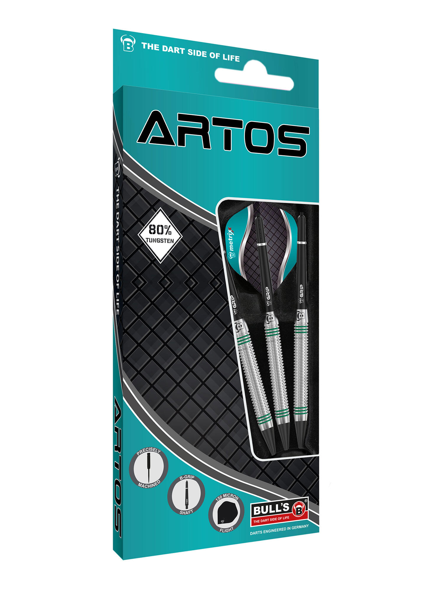 Darts Softdarts unisex - Artos AR1 Dartpfeile 80% Tungsten Darts-Set Anfänger 3/3