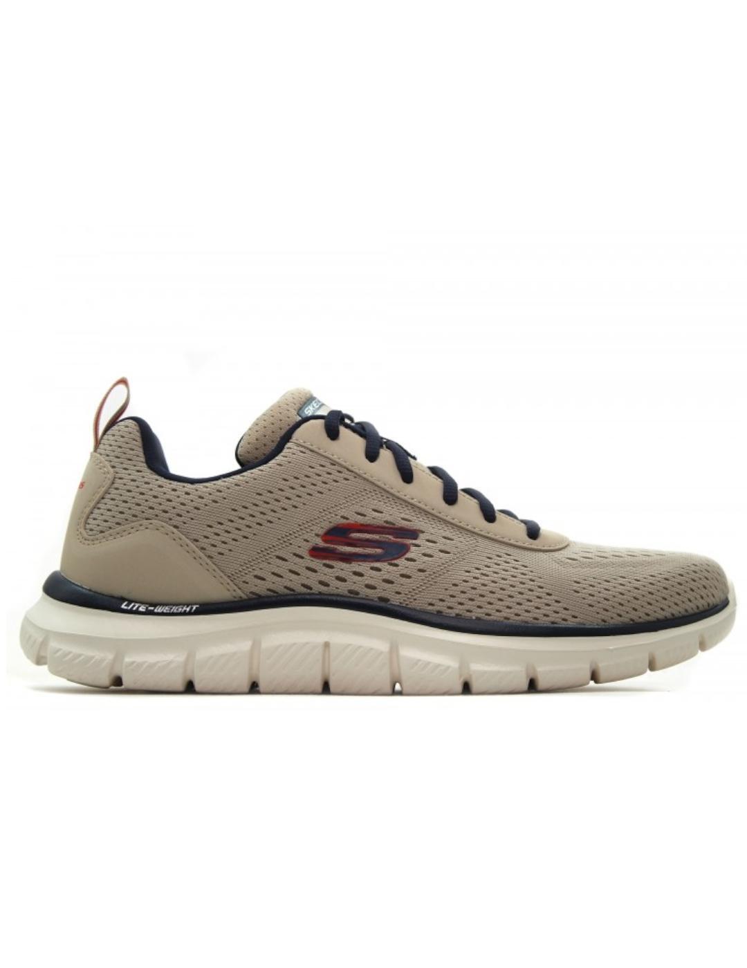 SKECHERS Chaussures pour Homme Skechers Track leshur Beige