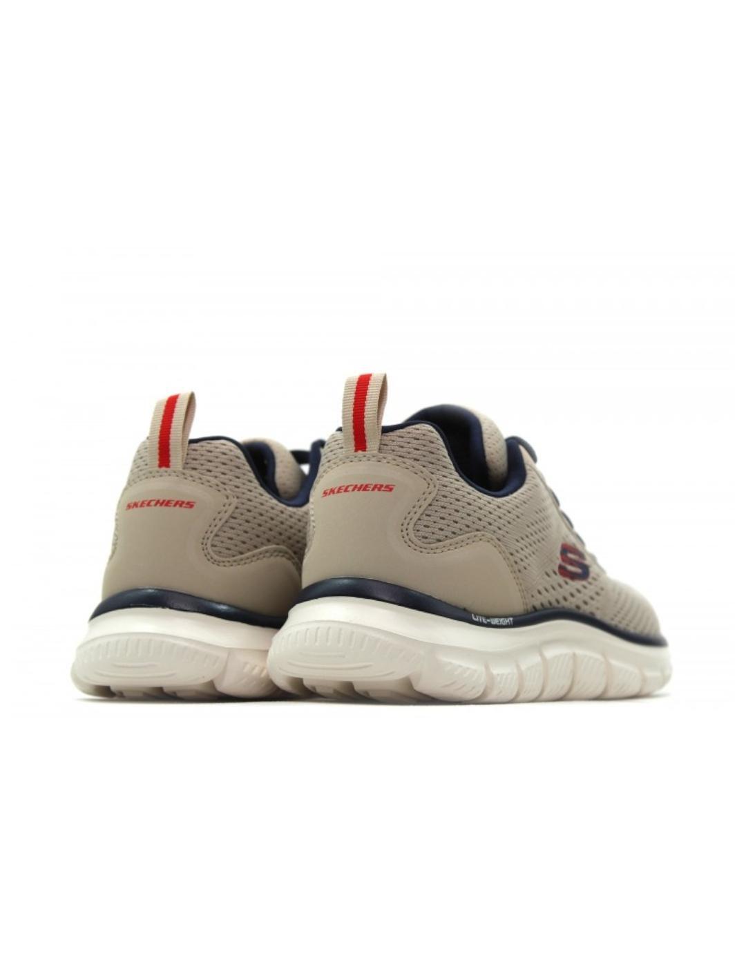 Chaussures pour Homme Skechers Track leshur Beige 4/5