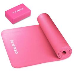 Ensemble de Yoga: Tapis Antidérapant et Bloc de Yoga et Fitness