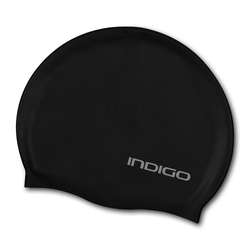 Bonnet de Natation en Silicone Étanche INDIGO