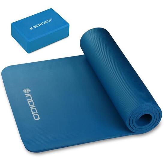 Ensemble de Yoga: Tapis Antidérapant et Bloc de Yoga et Fitness