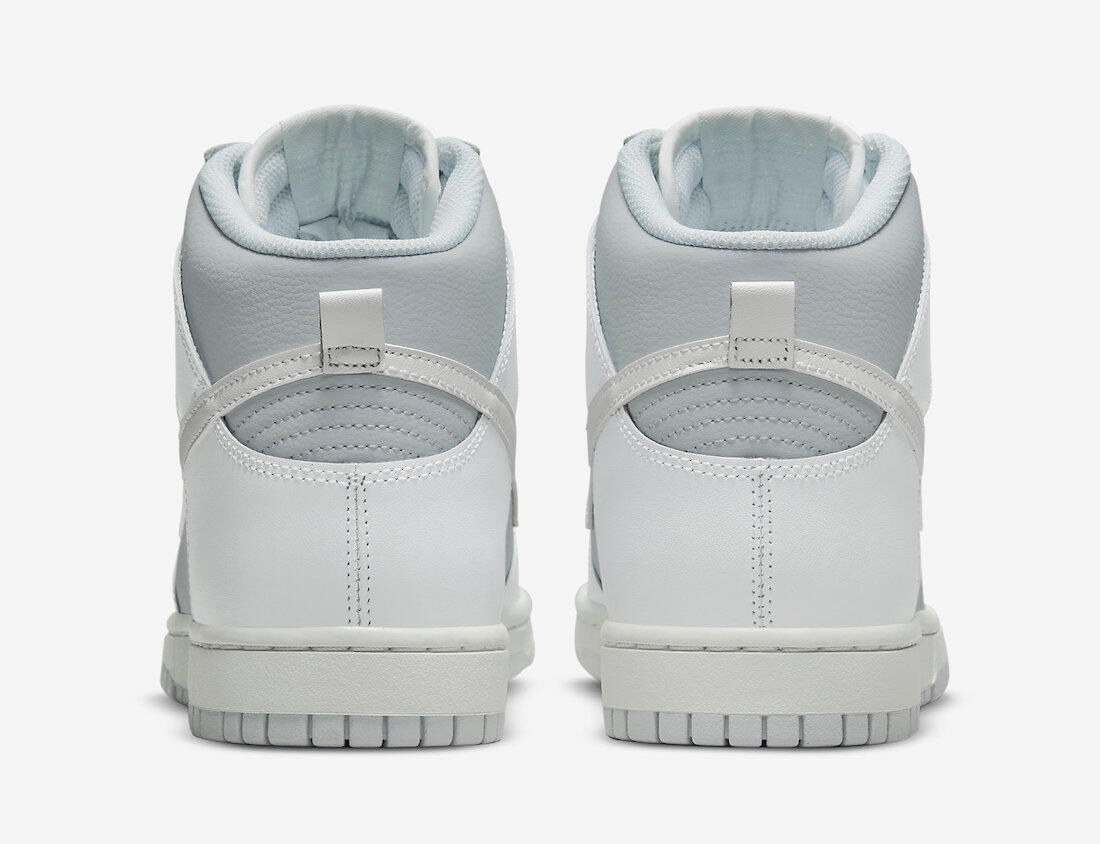 Chaussures  Dunk High Retro Grey White 5/6