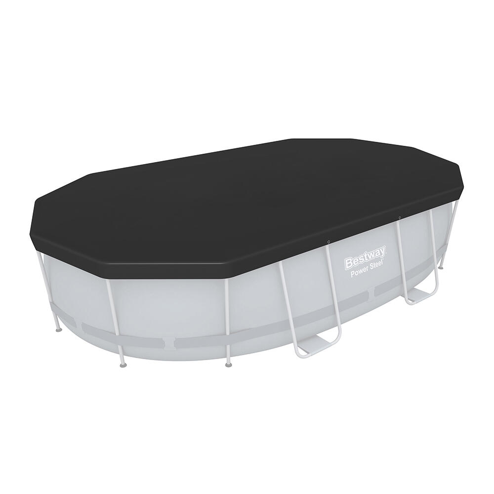 Cobertura de inverno para piscina removível Bestway 427x250 cm oval 2/7