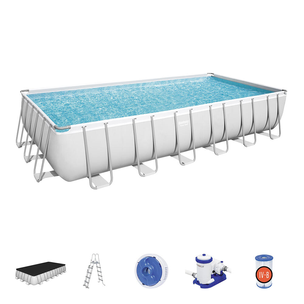 Bestway Power Steel Above Ground Pool Se t 7.32 m x 3.66 m x 1.32 m 3/7
