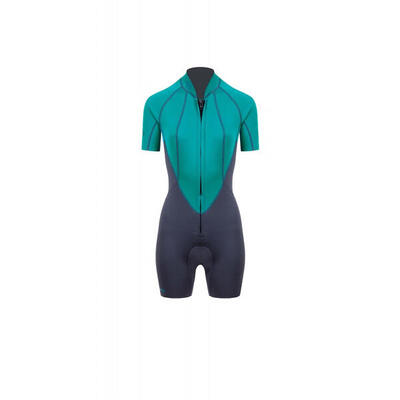 Muta da donna con zip anteriore corta Beuchat 2 mm
