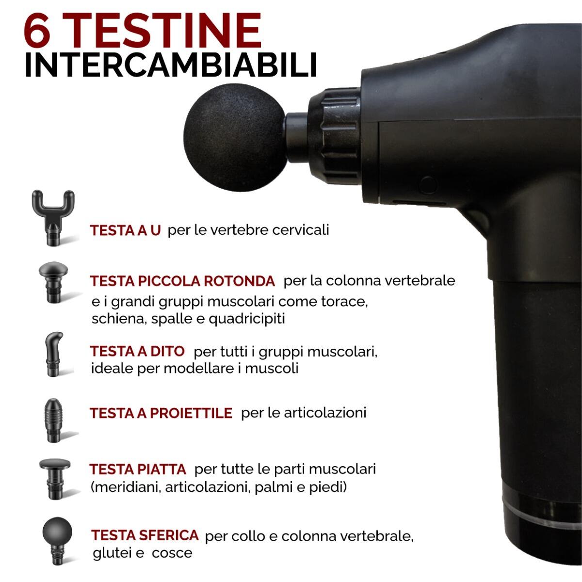 Pistola massaggiante professionale a 30 velocita FF 3/7