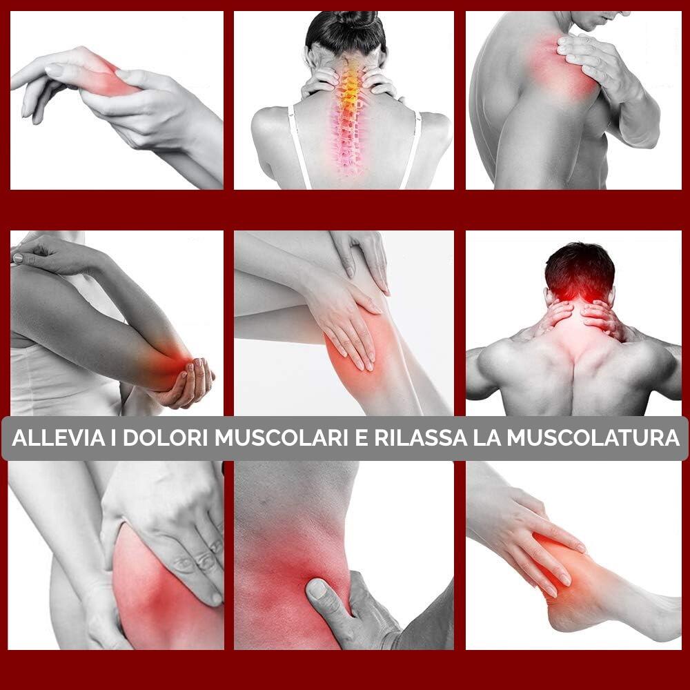 Professionelle Massagepistole 6 Geschwindigkeitsstufen 4 Massageköpfe FF 3/6