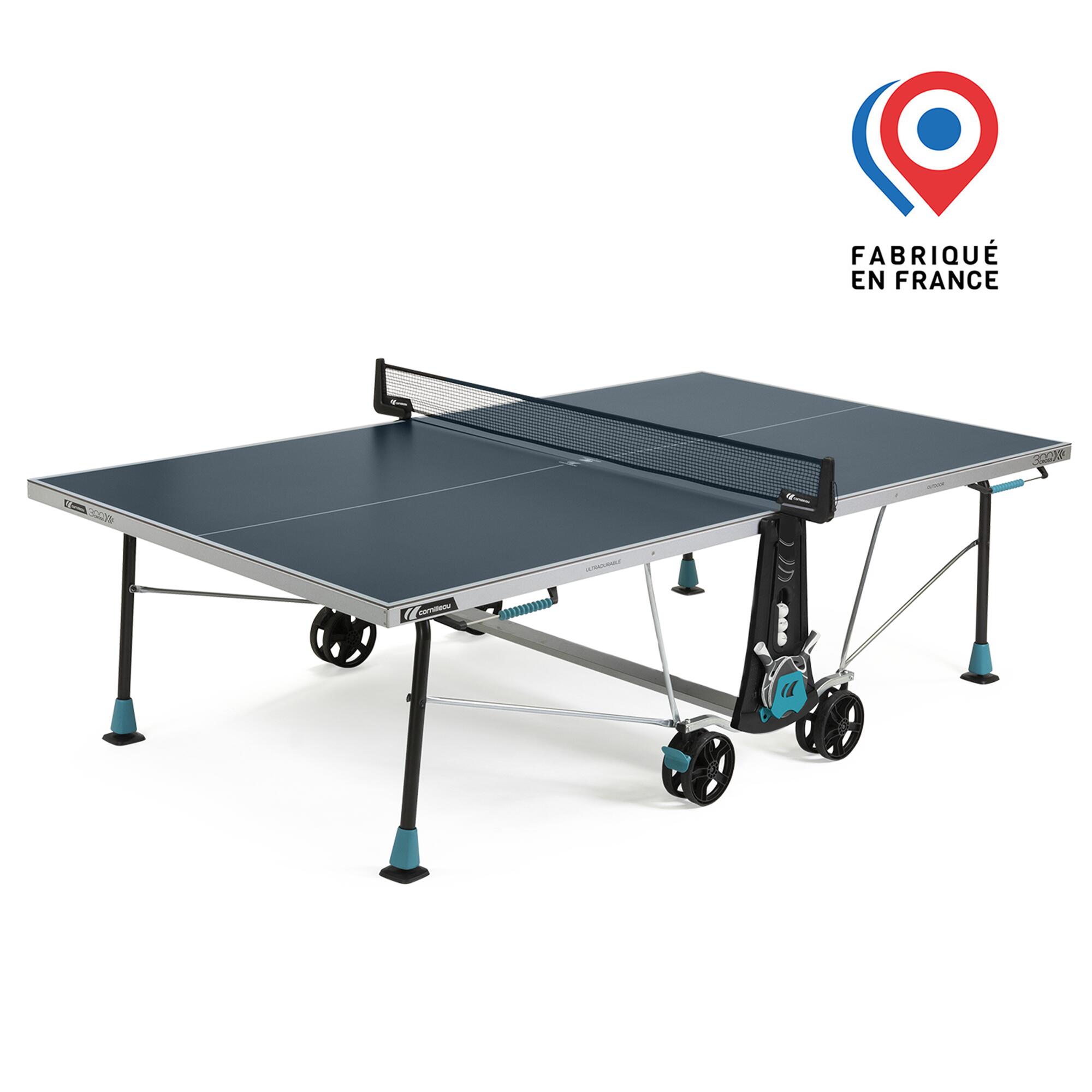 Table de ping-pong dextérieur 300X Outdoor Bleu