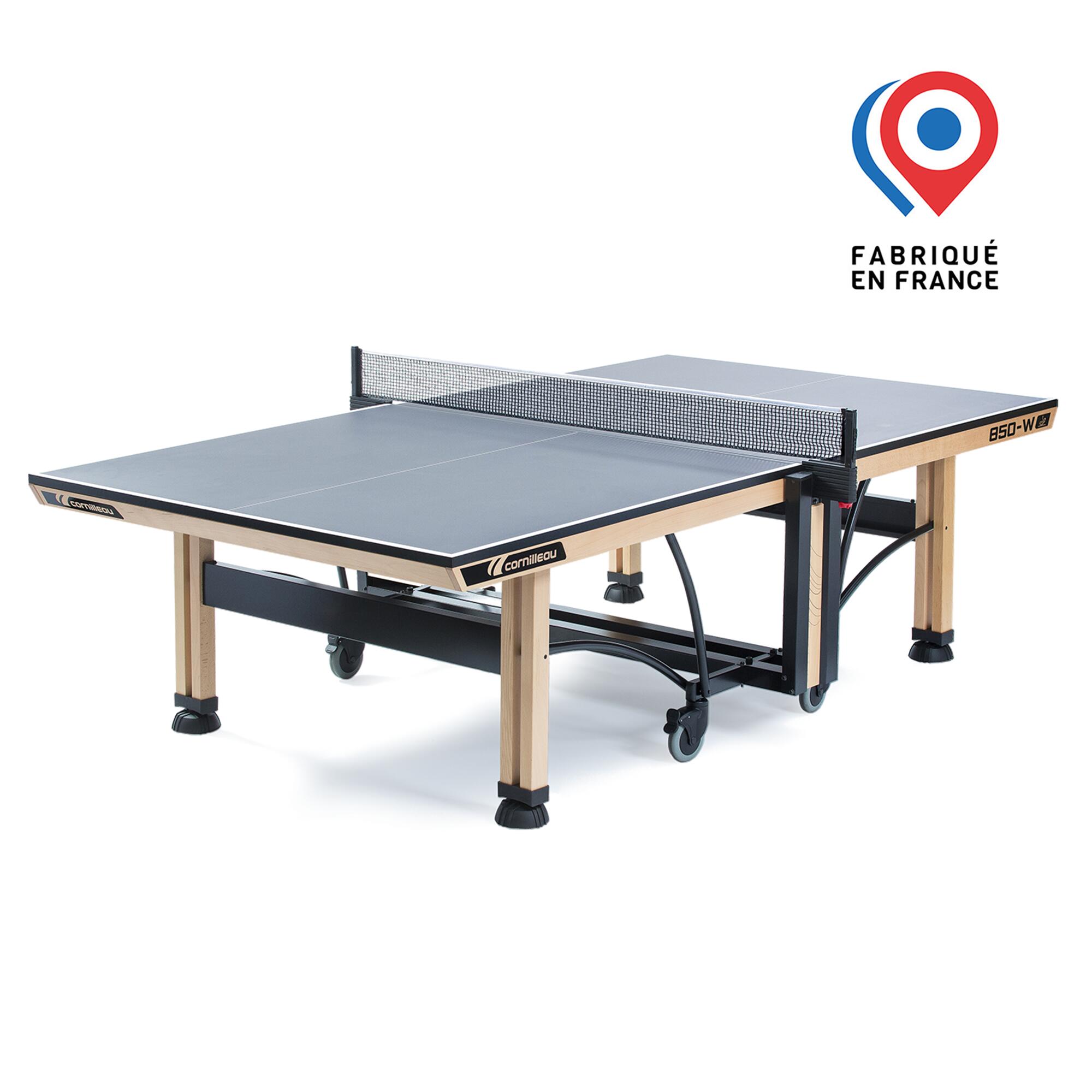 Cornilleau - Table De Ping-pong Compétition 850-w Ittf Grise - Table De Tennis De Table - Gris - Taille Unique - Decathlon