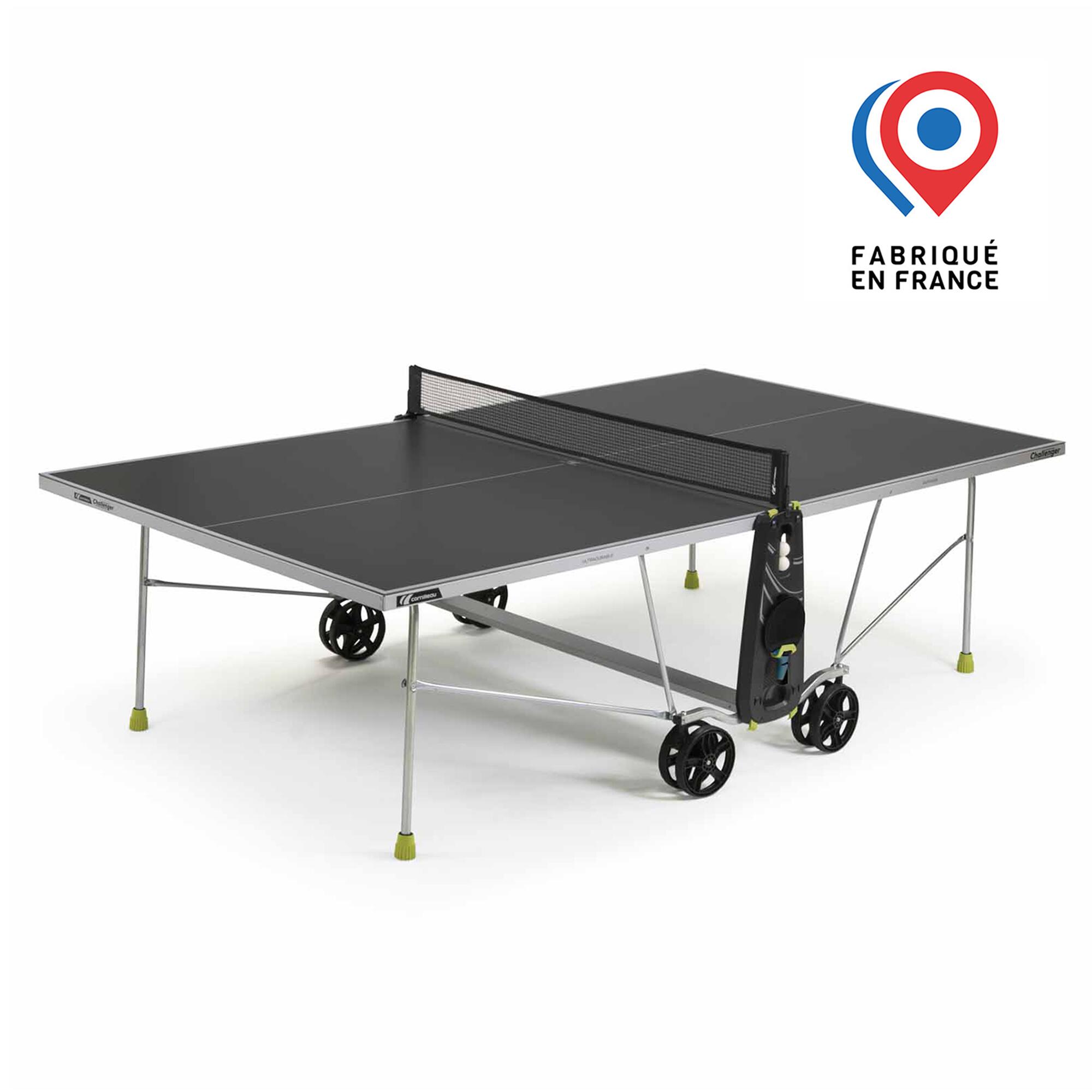 Cornilleau - Table De Ping-pong D'Extérieur Challenger Outdoor Cornilleau - Table De Tennis De Table - Gris - No Size - Decathlon