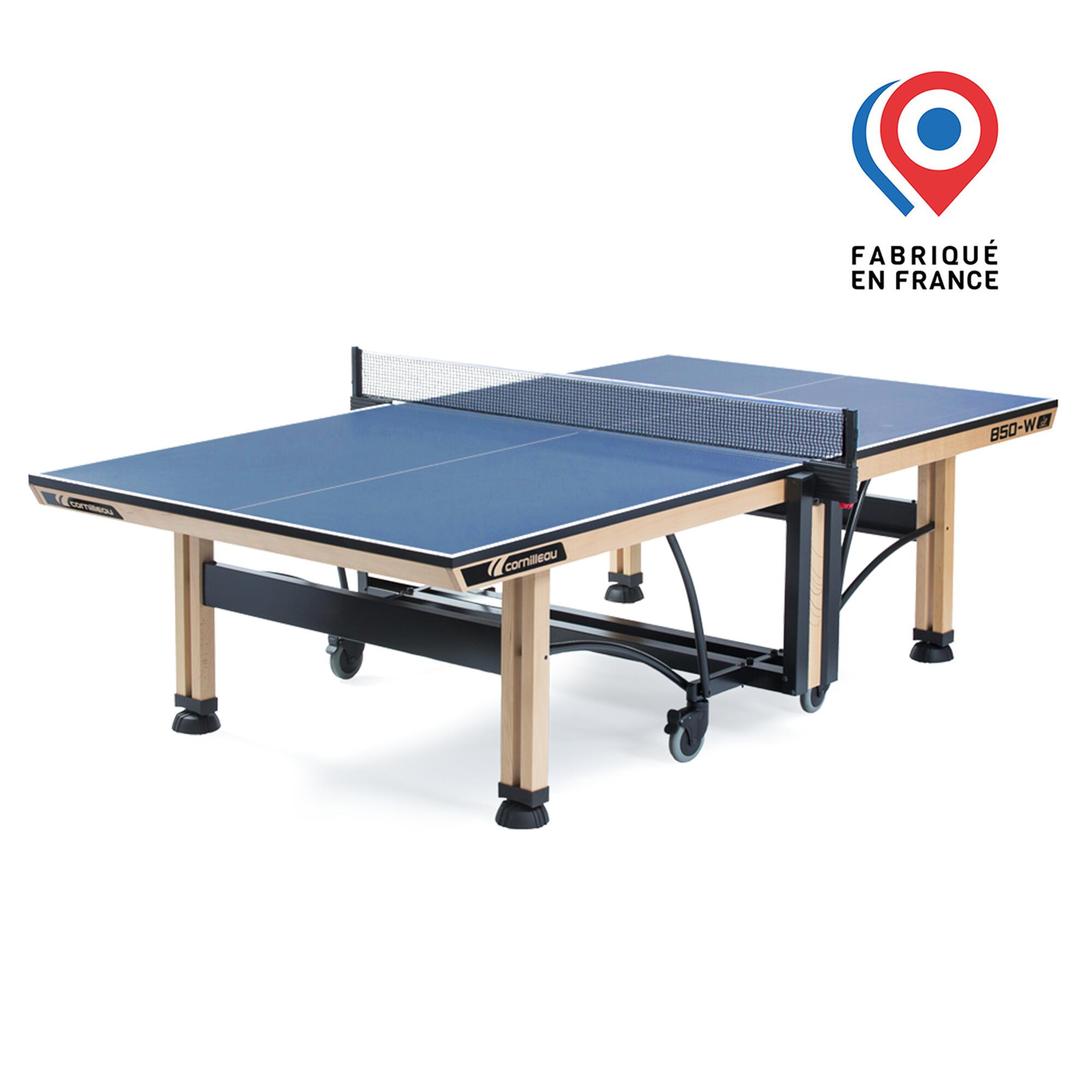 Cornilleau - Table De Ping-pong Compétition 850-w Ittf Bleue - Table De Tennis De Table - Bleu - Taille Unique - Decathlon