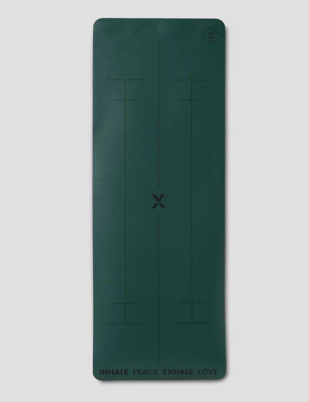 Esterilla de yoga Xuan Lan Yoga Verde Oscuro Antideslizante 183x66x05cm 4/7