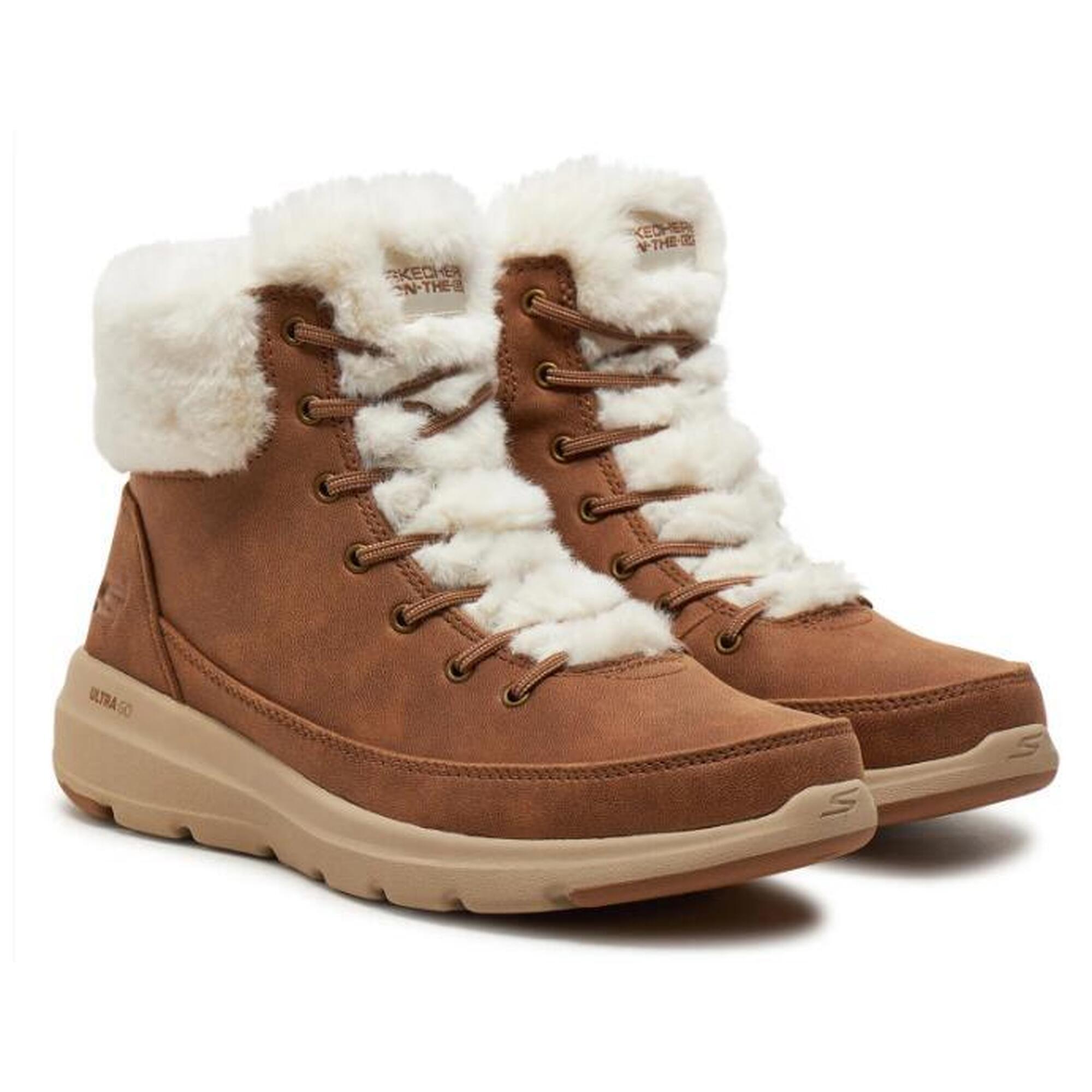 Skechers - Bottines Skechers Glacial Ultra Pour Femmes - Chaussures De Sport - Marron - Decathlon