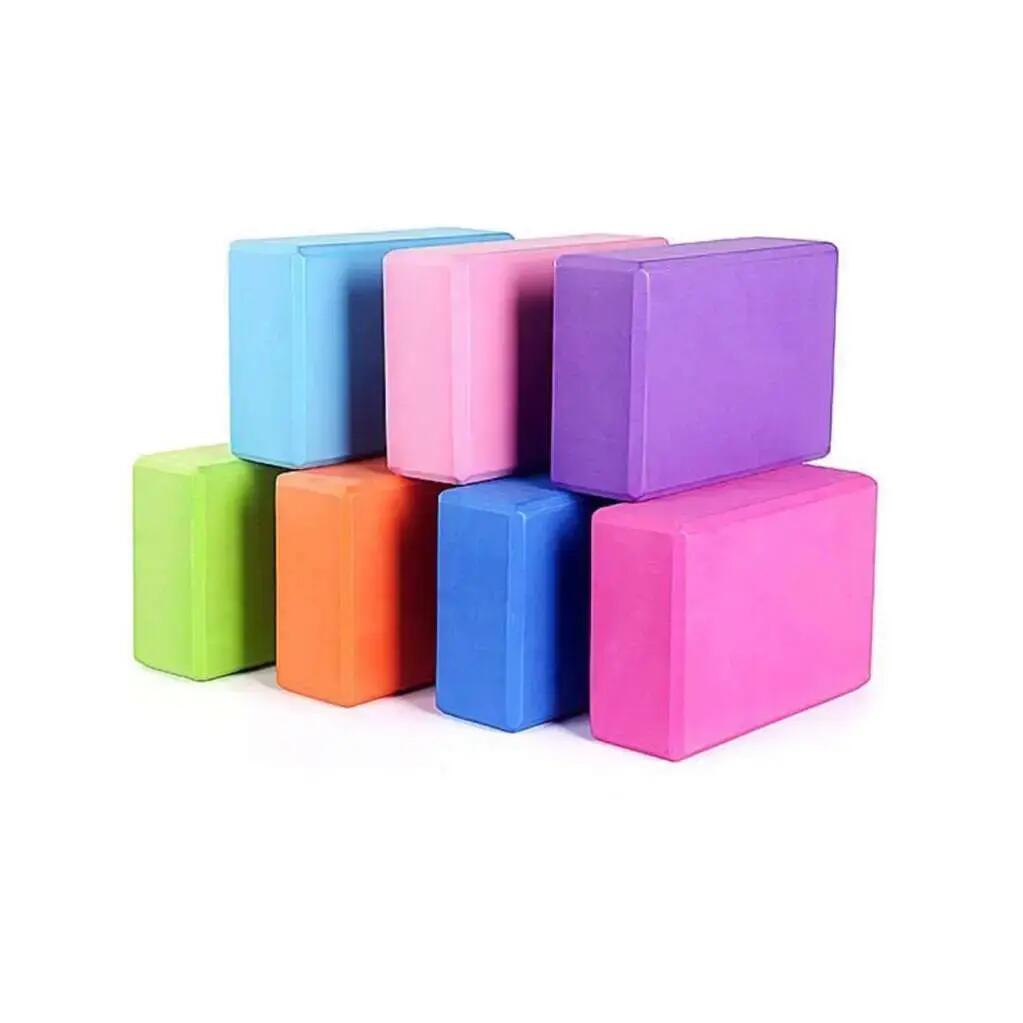 Set of 4 Yoga Bricks - Support Blocks for Yoga Practice FF