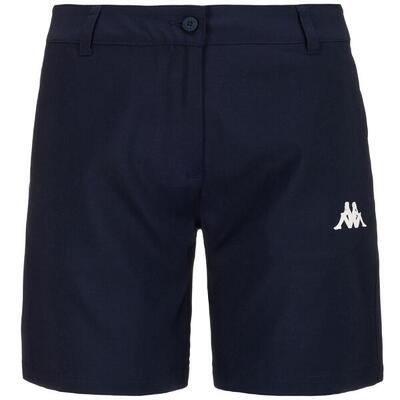 Pantaloncini sportivi da donna in poliestere bianco da golf