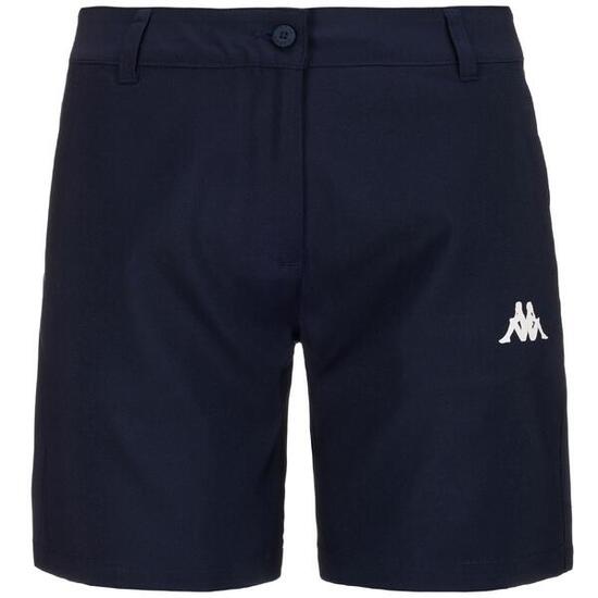 Pantaloncini sportivi da donna in poliestere bianco da golf