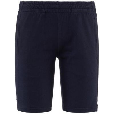 Pantaloncini sportivi da donna in cotone blu da sci