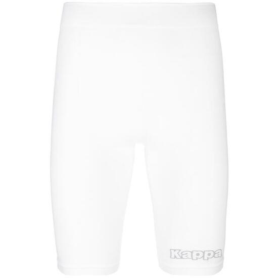 Scaldamuscoli corto da uomo donna in poliammide arancione da calcio