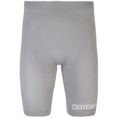 Scaldamuscoli corto da uomo donna in poliammide arancione da calcio