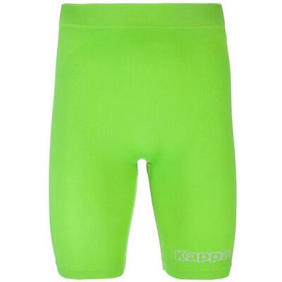 Scaldamuscoli corto da uomo donna in poliammide arancione da calcio