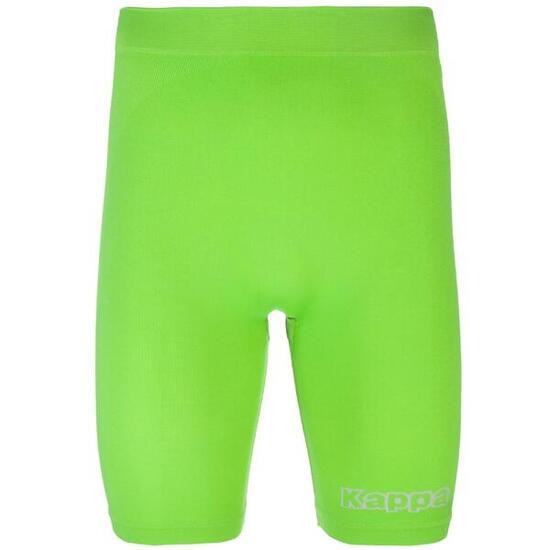 Scaldamuscoli corto da uomo donna in poliammide arancione da calcio