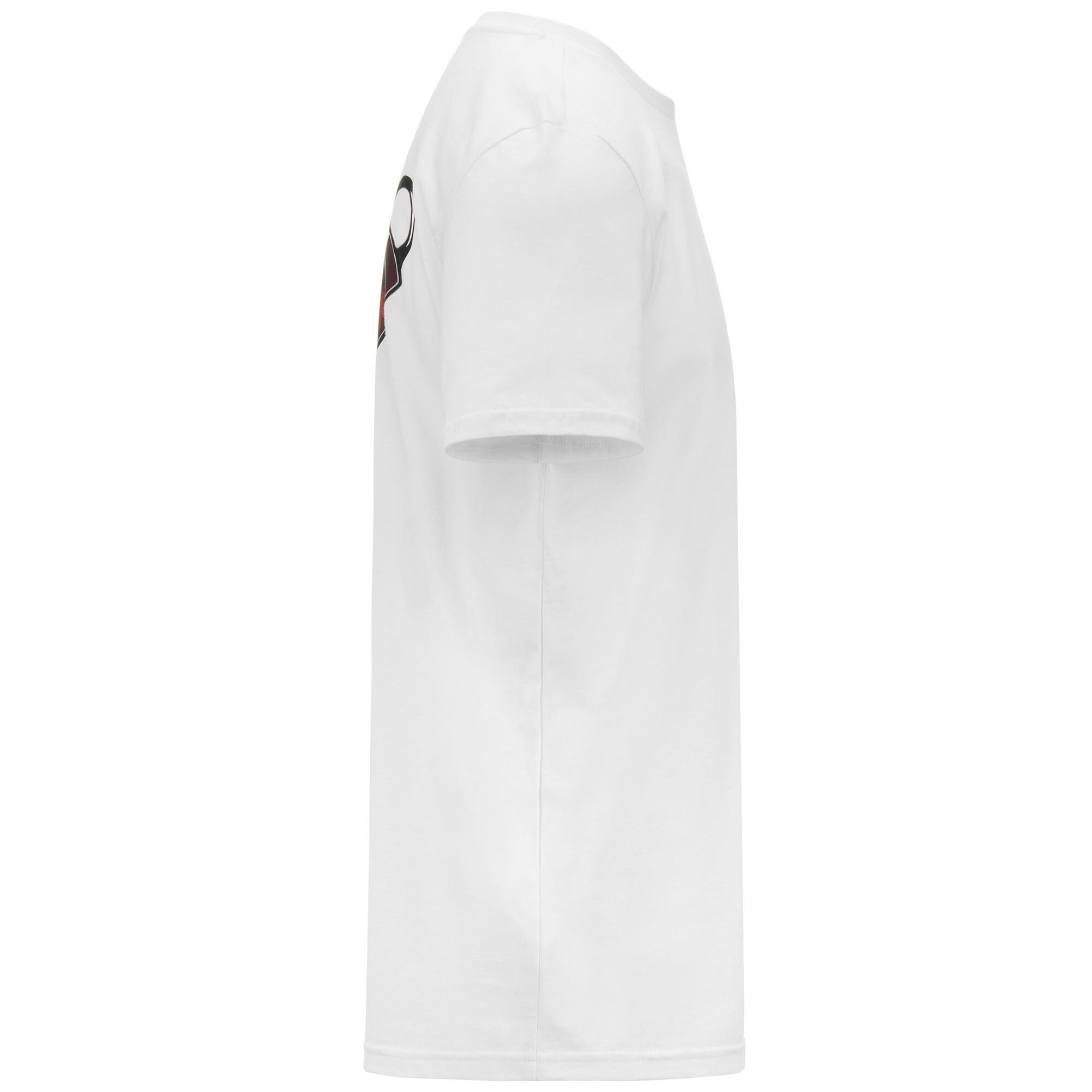 t-shirt da uomo in cotone bianco da fitness 2/4
