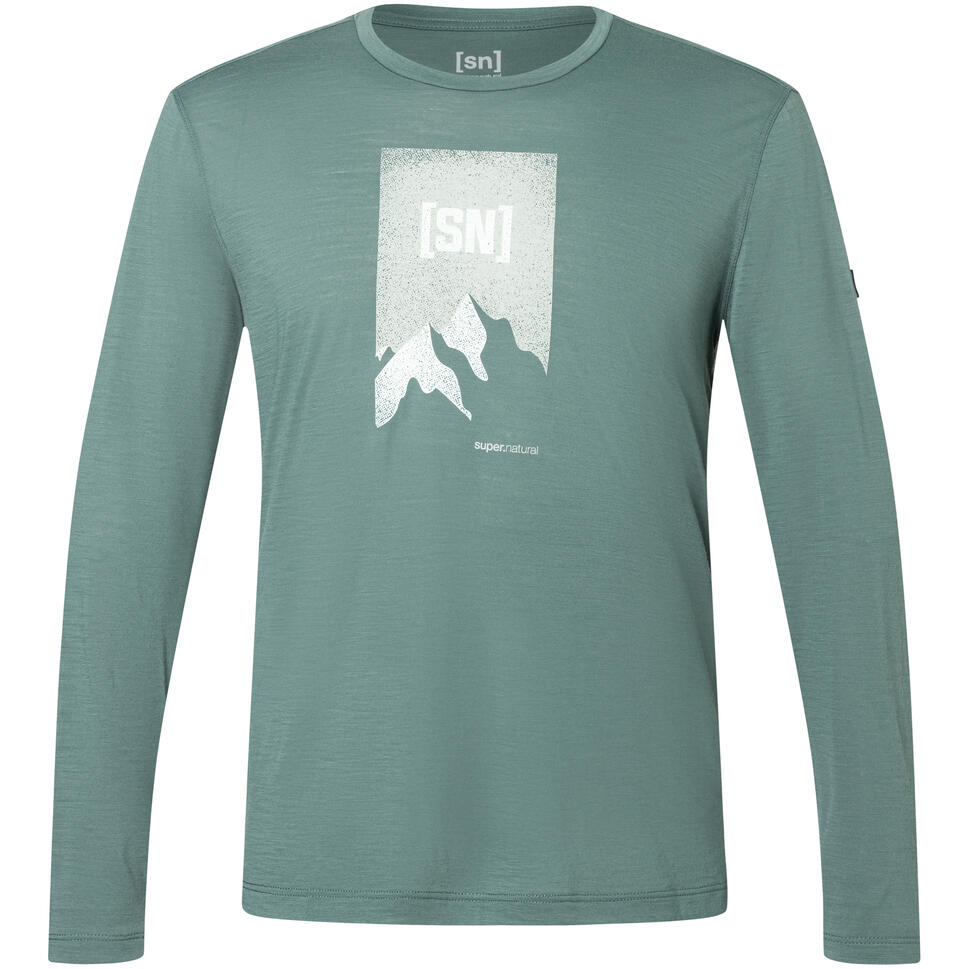 Koszulka z długim rękawem męska SUPER.NATURAL M 2 Pitch LS