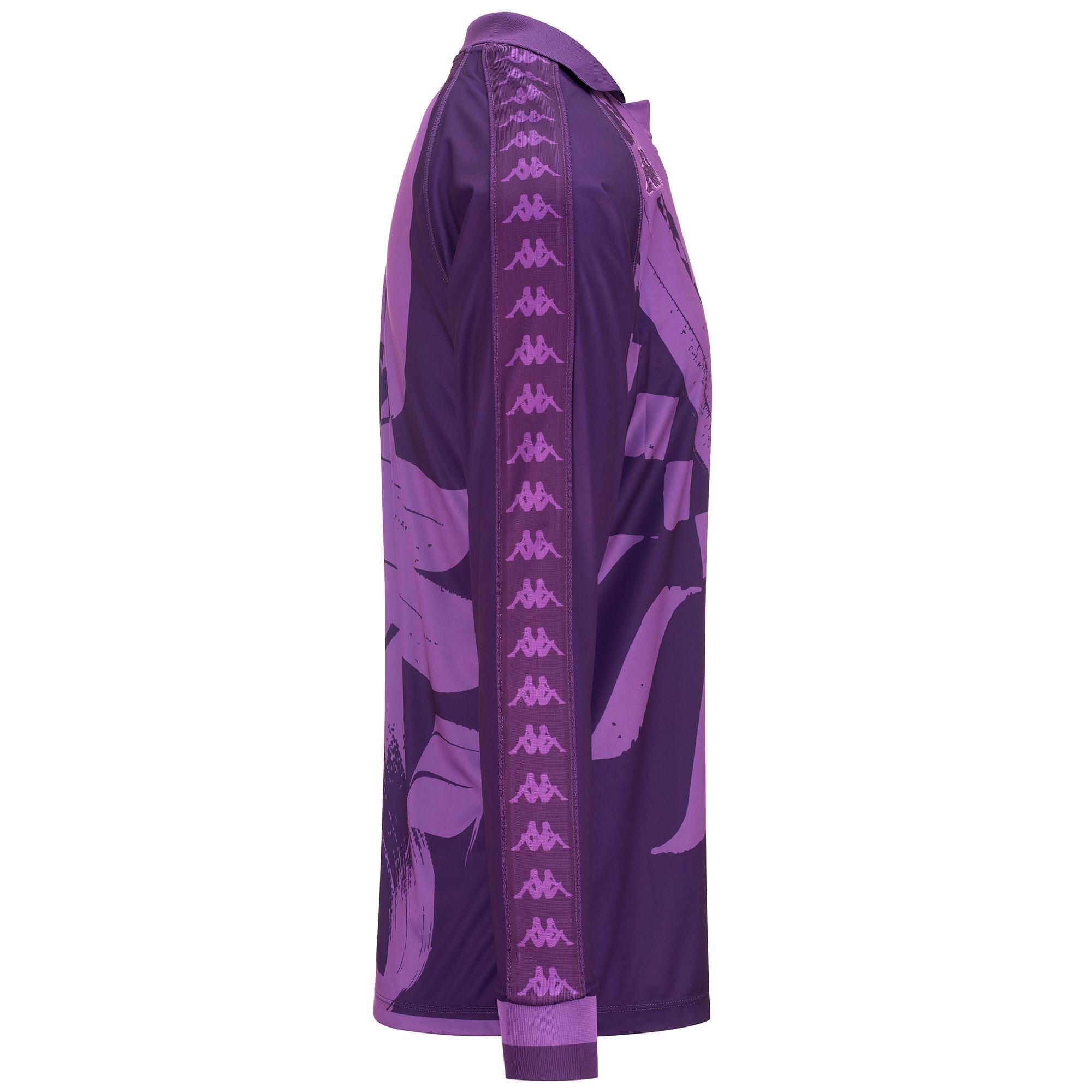 T-shirt da uomo in poliestere viola da calcio 2/5