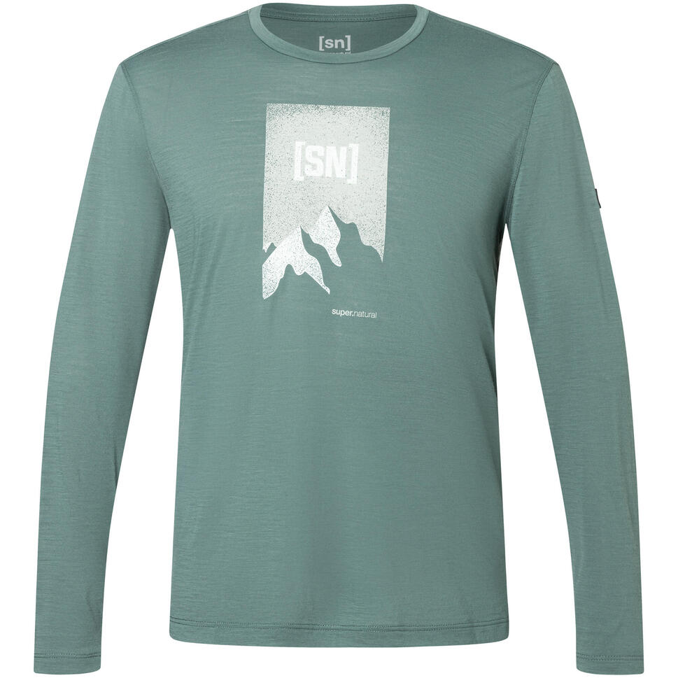 Koszulka z długim rękawem męska SUPER.NATURAL M 2 Pitch LS