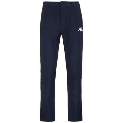 Pantaloni tuta da uomo in poliestere bianco da golf