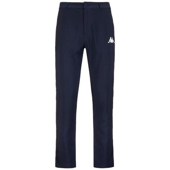 Pantaloni tuta da uomo in poliestere bianco da golf