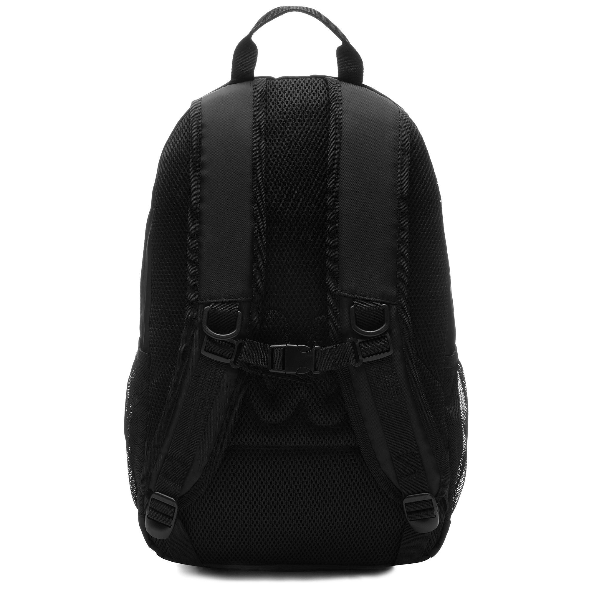 Zaino da uomo donna in poliestere nero da abbigliamento racing 3/3