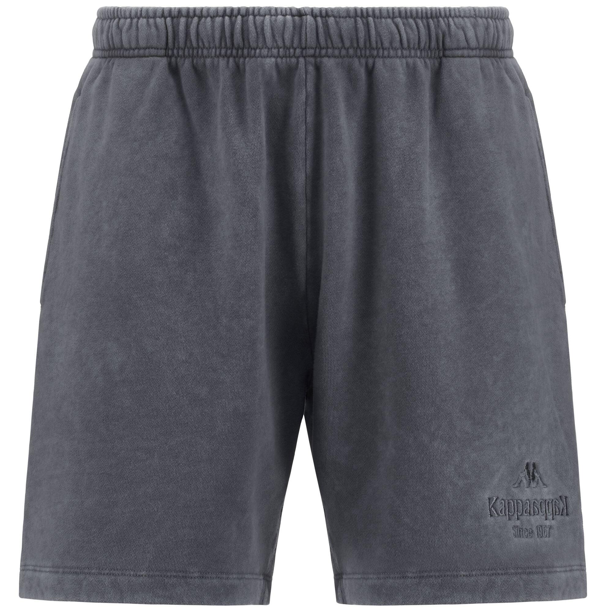 Pantaloncini sportivi da uomo in cotone grigio da streetwear sportivo 2/7